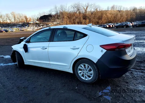 2017 Hyundai Elantra Se из США, поврежденный, VIN 5NPD74LF4HH098906
